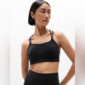 NWT-Athleta Black Perfect Form Bra Medium D-DD
